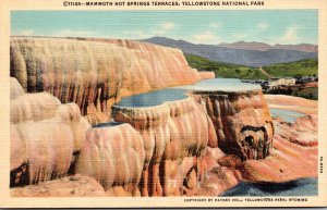 Yellowstone National Park Mammoth Hot Springs Terraces Curteich