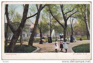 King Square, St. John, New Brunnswick, Canada, PU-1907