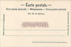 Old Postcard Chillon Large Kitchen and Dining Room Ceiling and Fireplace 1439