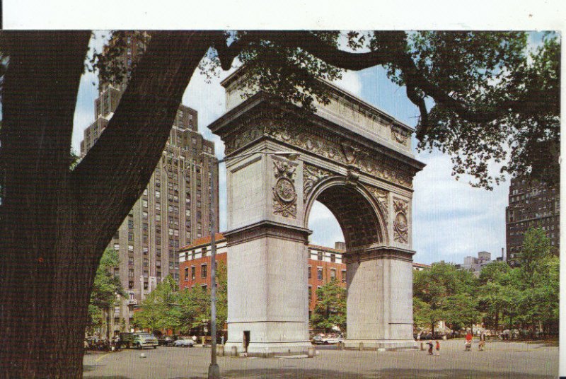 America Postcard - Washington Square - New York City - Ref 16252A