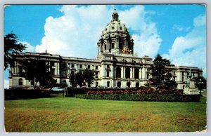 The State Capitol, St Paul, Minnesota, Vintage 1955 Chrome Postcard