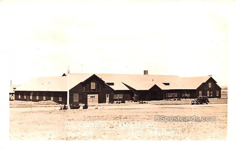 US Chemical Laboratory - Fort Peck, Montana MT  