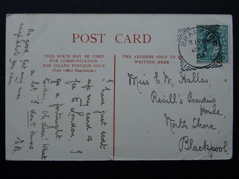 Yorkshire GRASSINGTON Linton Falls c1903 Postcard by Skipton Stationery Co.