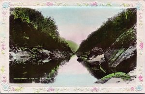 New Zealand Warragamba River Site of Weir Vintage RPPC C209