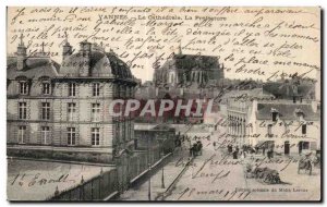 Old Postcard Vannes Cathedrale the Prefecture