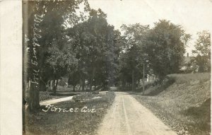 1907 Wellsburg New York Chemung Terrace Avenue RPPC Postcard 25-9111