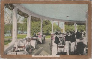 Postcard Afternoon Tea at the Casino Willow Grove Park PA 1907