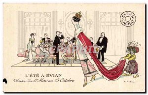 Evian les Bains - The Summer in Evian - Ilustration - Humor - Queen - Old Pos...