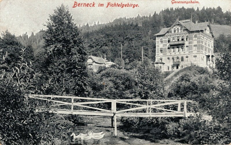 Germany Berneck im Fichtelgebirge Genesungsheim 03.23