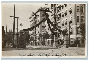 c1910's Eagle Gate Entrance Salt Lake City Utah UT RPPC Photo Antique Postcard