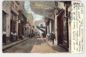 PPC POSTCARD FOREIGN CUBA HAVANA CALLE OBISPO UNDIVIDED BACK BUSINESS STORE FRON