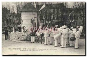 Postcard Old Windmill Aix en Provence Carnival XXIV Metamorphosis of musical ...