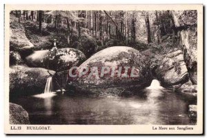 Postcard Old Huelgoat La Mare aux Boars