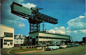 Postcard VA Portsmouth Hammer Head Crane in Norfolk Naval Shipyard