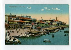 3140814 Port Said Egypt PORT-SAID Port LIGHTHOUSE Vintage PC
