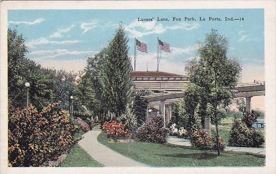 Indiana La Porte Lovers Lane Fox Park