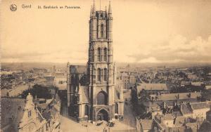 BG25859 st baafskerk en panorama gent   gand  belgium