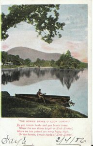 Scotland - Postcard - The Bonnie Banks o' Loch Lomond - Ref TZ6256