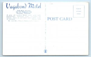 DURANGO, Colorado CO ~ Roadside VAGABOND MOTEL ca 1950s La Plata County Postcard