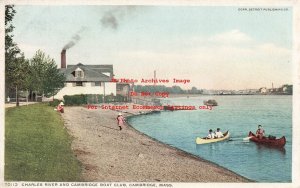 MA, Cambridge, Massachusetts, Charles River, Cambridge Boat Club, Detroit Pub