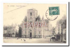 Angers Postcard Old Church of Our Lady