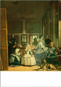 postcard art - Diego Velazquez - Las Meninas