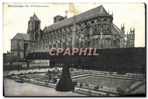 Old Postcard Bourges La Cathedrale