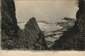 CPA AK Pordic Les Falaises FRANCE (1137698)