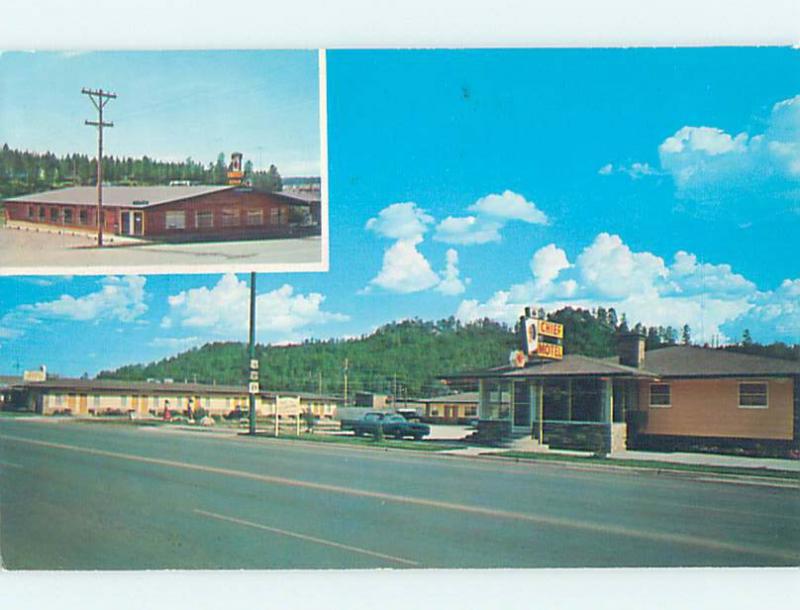 Pre-1980 MOTEL SCENE Custer In Black Hills - Near Rapid City SD AD9003