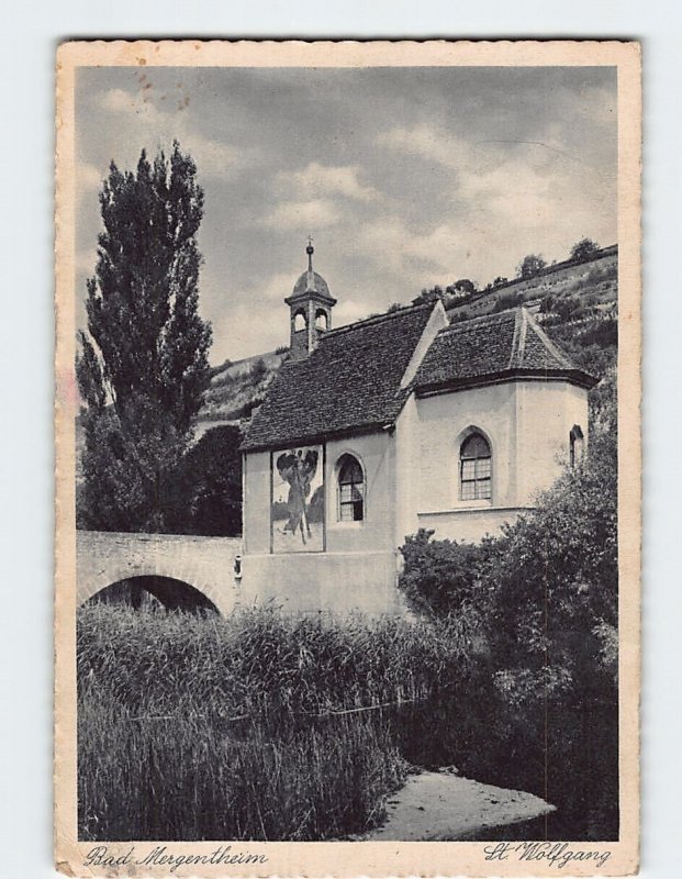 Postcard St. Wolfgang, Bad Mergentheim, Germany