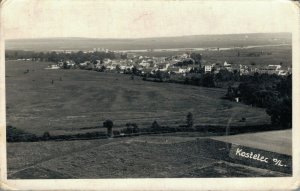 Czech Republic Kostelec Nad Orlici RPPC 06.15