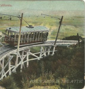 Antique Postcard The Circular Bridge Mount Lowe, California - Divided Back