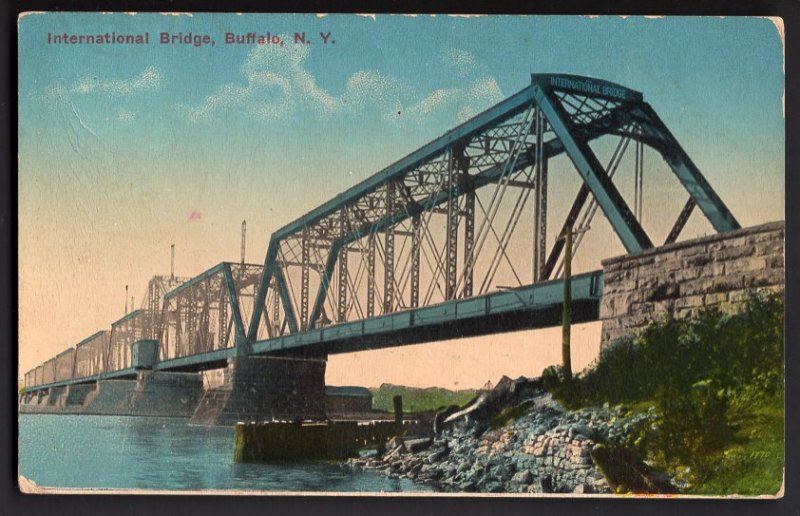 32020) New York BUFFALO International Bridge - pm1915 - Divided Back