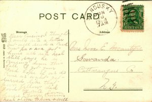 Vtg Postcard 1908 Arcade NY New York - Plant of Powdered Milk Co Merrell-Soul