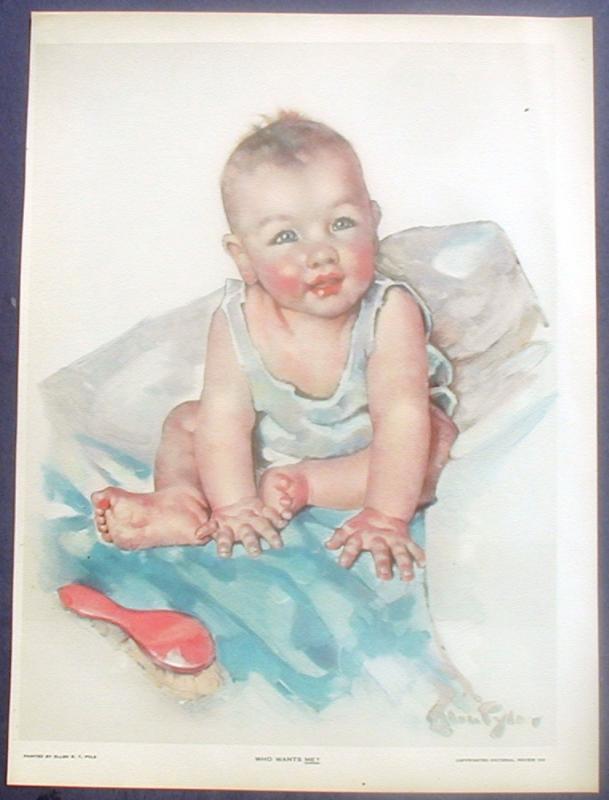 Magazine Illustration Baby Pictorial Review Ellen B.T. Pyle