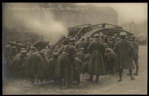 Germany 1919 Berlin Panzer Tank Berlin Strassenkampf Freikorps USED RPPC 86989