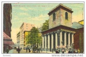King's Chapel & Tremont Street, Boston, MassachusettsPU-1912