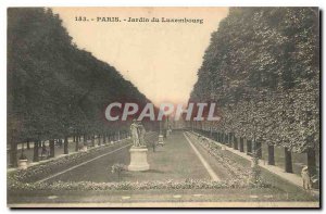 CARTE Postale Old Paris Luxembourg Garden