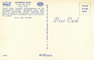 UT, Provo, Utah, Columbian Motel, Dexter Press No. 14100-C