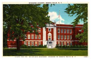 Postcard BUILDING SCENE Seneca Falls New York NY AU9077