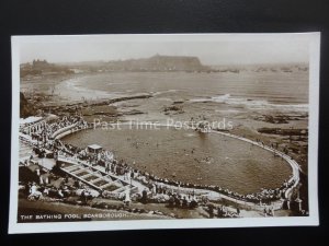 Yorkshire SCARBOROUGH The Bathing Pool c1930s RP Postcard