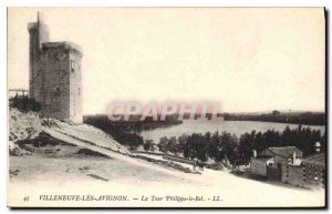 Old Postcard Villeneuve Avignon La Tour Philippe le Bel