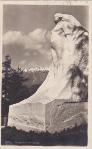 Switzerland St Moritz Segantini Denkmal 1920