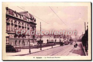 Old Postcard Calais Boulevard Pasteur