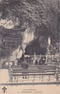 France Lourdes La Grotte 1909