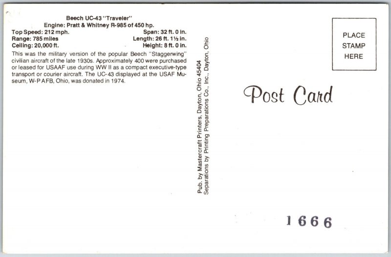 Lockheed AC 130A Hercules Prototype Side Firing Gunship Aircraft Postcard