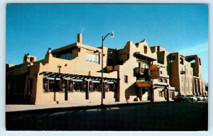 SANTA FE, NM New Mexico ~ LA FONDA HOTEL  c1950s Cars Roadside Postcard