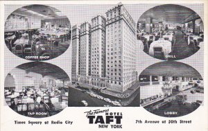 Hotel Taft Multi View New York City 1955