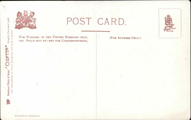 TUCK OILETTE Blacksmith Village Smithy c1910 Postcard 