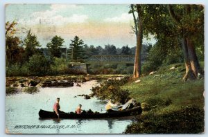 Dover NH New Hampshire Whitcher's Falls Postcard